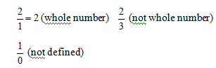 whole numbers