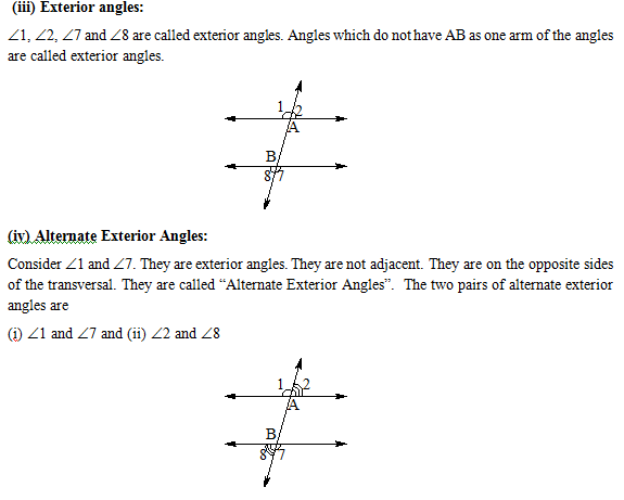 exterior angles