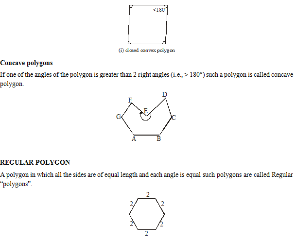 concave polygons