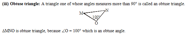 obtuse triangle