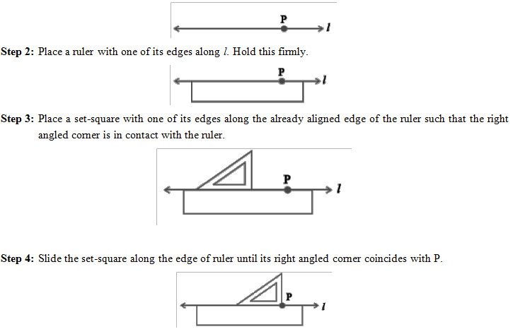 method of ruler and set square