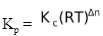 Equilibrium Constants, KC And KP