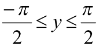 Domain and Range of Inverse Trigonometric Functions