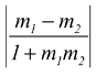 Angle between two lines