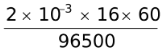 Quantitative Aspects Of Electrolysis