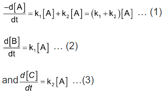 Some Complex First Order Reactions