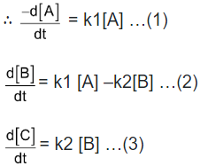 Some Complex First Order Reactions