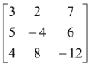 Definition of a Matrix