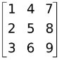 Transpose of a Matrix