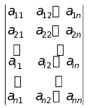 Value of a Determinant
