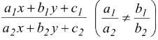 Different forms of first order and first degree differential equations