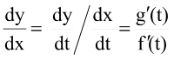 Derivative of Parametric and Logarithmic Functions