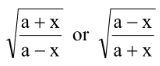 Some Standard Substitutions