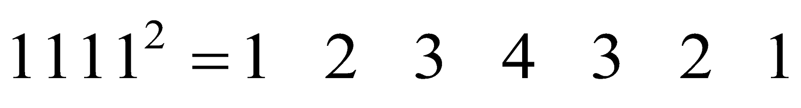 SQUARE OF NATURAL NUMBERS FORMS A PATTERN