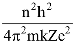 Bohr's Model Of  An Atom