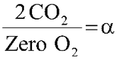 Respiratory Quotient (RQ)