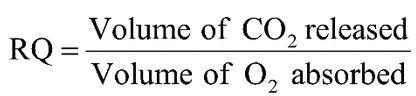 Respiratory Quotient (RQ)