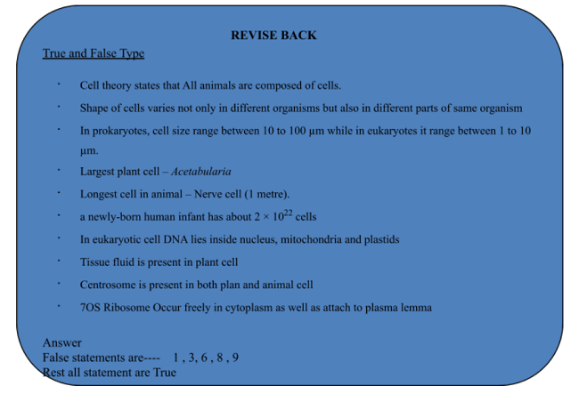 TYPES OF CELL & ORGANISM