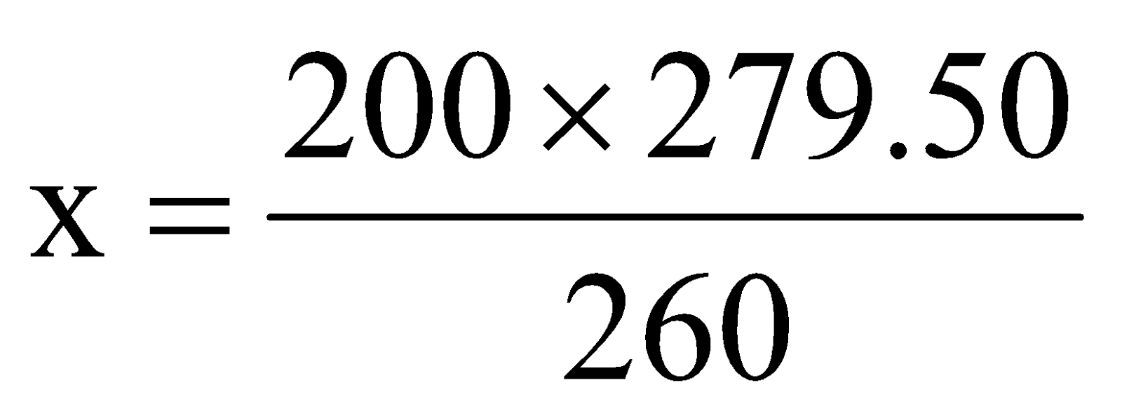INVARIANT PROPORTION