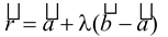 Straight Line in Space