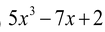 Polynomials types