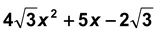 FACTORISATION QUADRATIC POLYNOMIAL