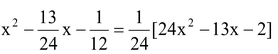 FACTORISATION QUADRATIC POLYNOMIAL