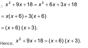 FACTORISATION QUADRATIC POLYNOMIAL