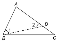 SOME INEQUALITY RELATIONS IN A TRIANGLE 