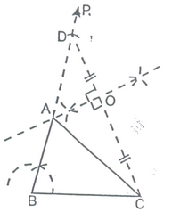 How to construct a triangle