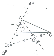 How to construct a triangle