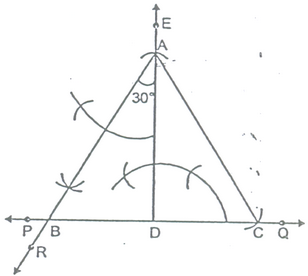 How to construct a triangle