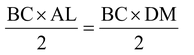 area of a triangle