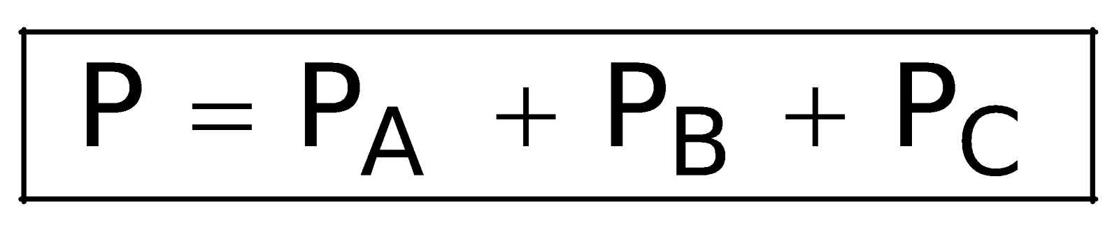 DALTON’S LAW OF PARTIAL PRESSURE