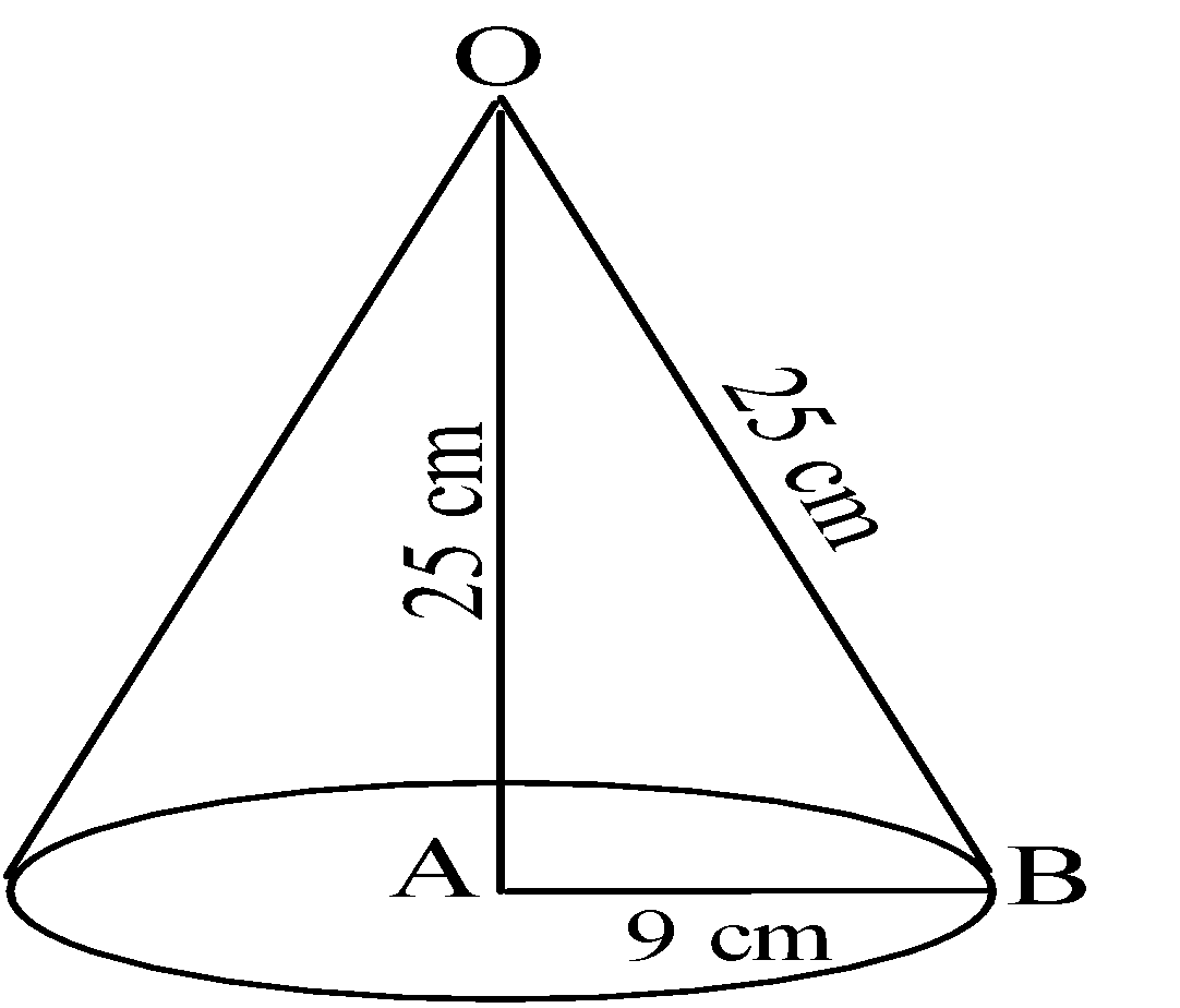 what is volume of cone formula