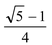 TRIGONOMETRIC RATIO
