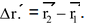 Moment of  a force (i.e., Torque) about a point 