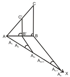 Construction Of A Triangle Similar To A Given Triangle