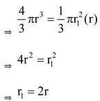 Conversion Of Solid From One Shape To Another