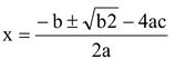 Quadratic Equation