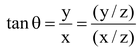 Quotient Relation Of T-Ratios