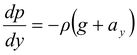 Fluid Subjected to Constant Acceleration