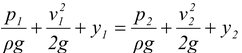 Bernoulli’s Equation
