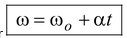 Rotational Kinematics