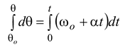 Rotational Kinematics