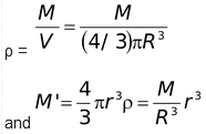 The Gravitational Field Strength